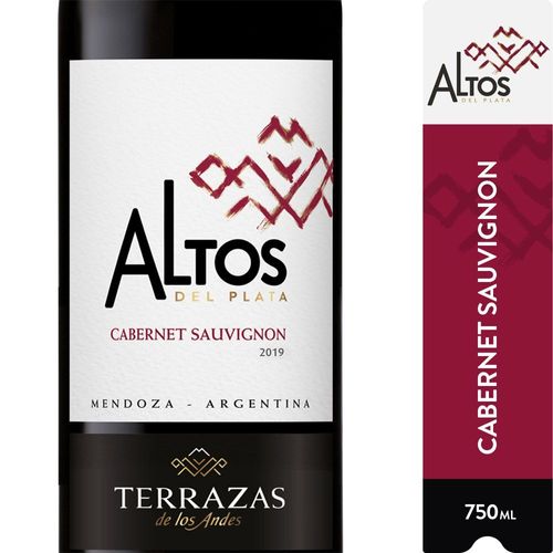 Vinho Argentino Tinto Seco Altos Del Plata Cabernet Sauvignon Mendoza Garrafa 750ml