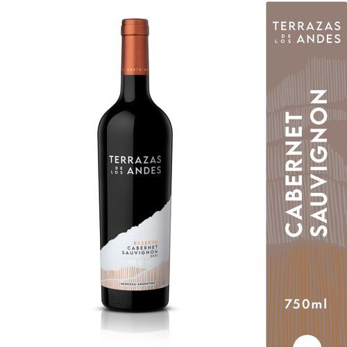 Vinho Argentino Tinto Seco Reserva Terrazas de Los Andes Cabernet Sauvignon Mendoza Garrafa 750ml