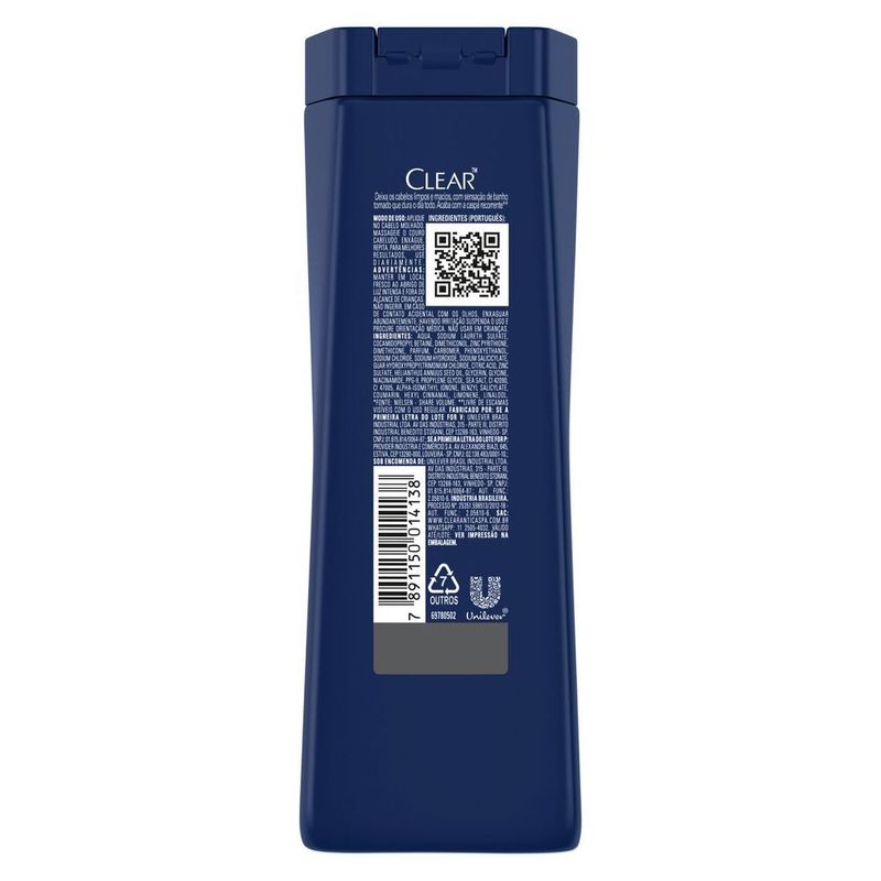 Shampoo-Anticaspa-Clear-Men-Limpeza-Diaria-2-em-1-400-ml