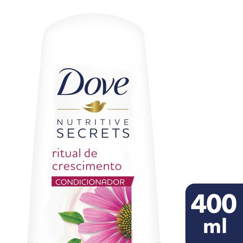 Condicionador com Equinácea e Óleo de Rícino Dove Nutritive Secrets Ritual de Crescimento Frasco 400ml