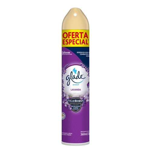 Desodorizador Glade Aerossol Lavanda 360ml Oferta Especial