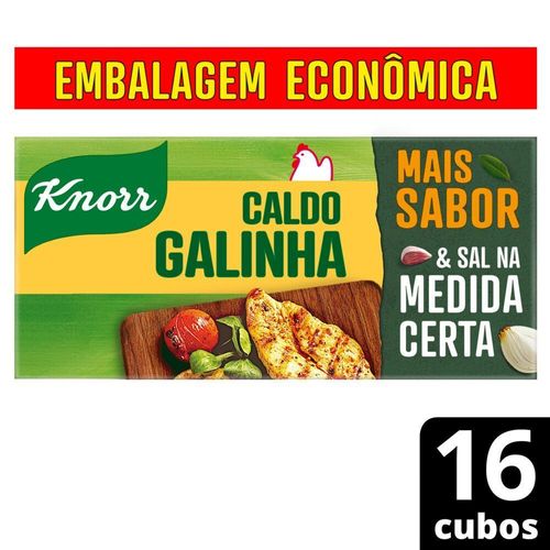 Caldo Knorr Galinha 152 g 16 cubos