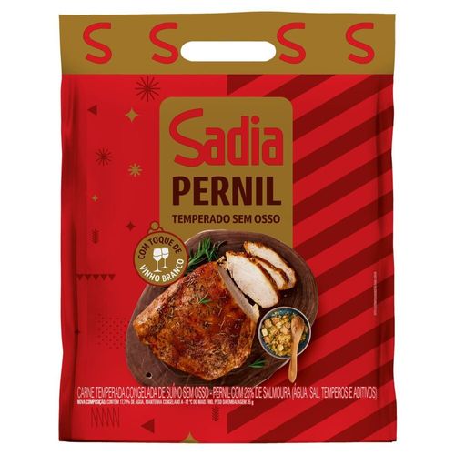 Pernil Suíno Congelado Sadia Temperado Sem Osso 2Kg