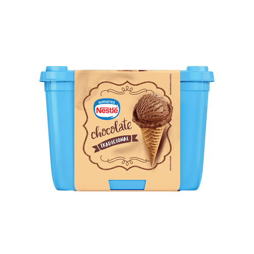 Sorvete Chocolate Tradicional Nestlé Pote 1,5l