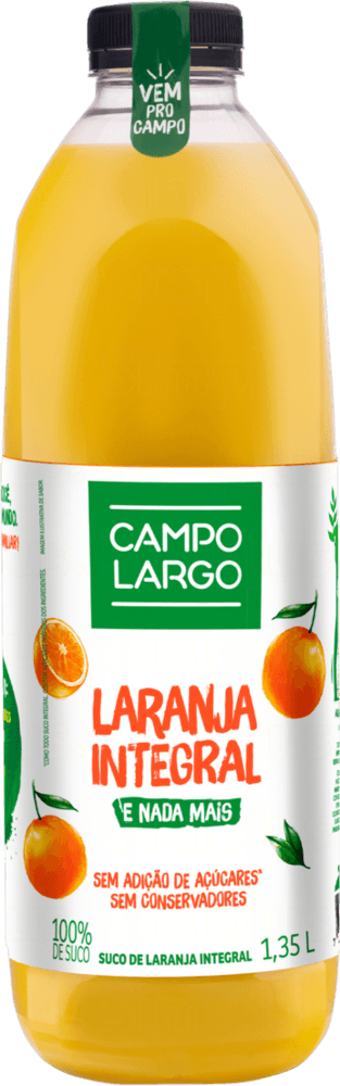 Suco-Integral-de-Laranja-sem-Adicao-de-Acucar-Campo-Largo-Garrafa-135l
