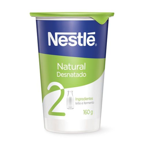 Iogurte NESTLÉ Natural Desnatado 160g