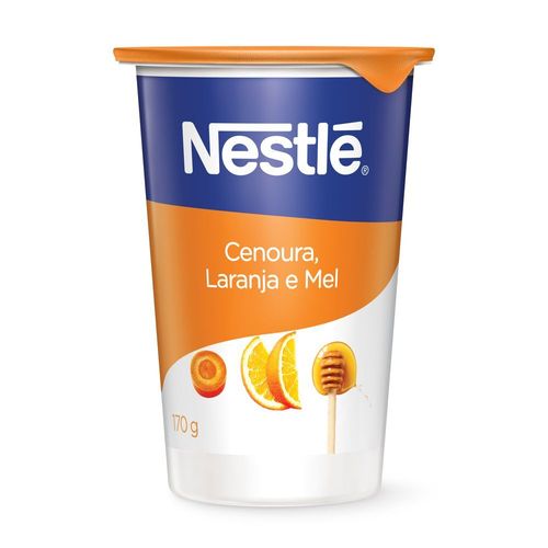 Iogurte Natural Nestlé Cenoura, Mel e Laranja 170g