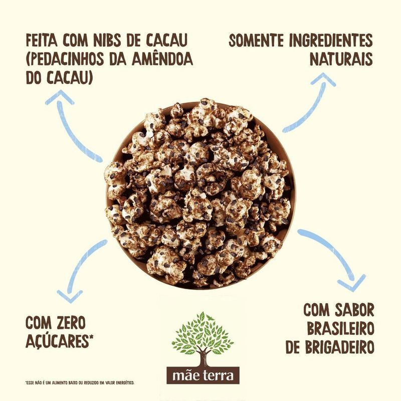 Pipoca-Pronta-Doce-Organica-Brigadeiro-Zero-Acucar-Mae-Terra-Pacote-35g