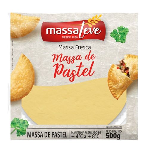 Massa Refrigerada para Pastel Massa Leve Discão 500g