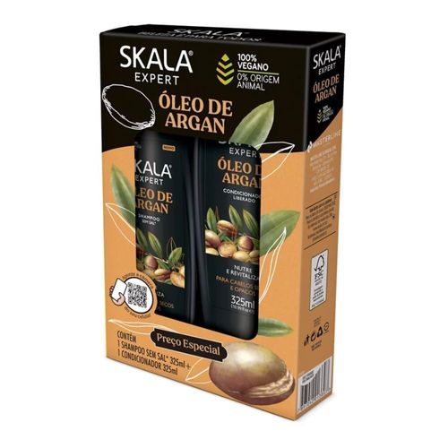 Kit Skala Shampoo e Condicionador Oleo De Argan 325ml