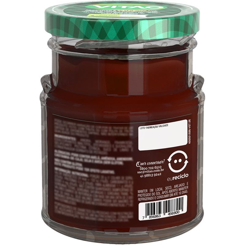 Geleia-Frutas-Vermelhas-sem-Adicao-de-Acucar-Vitao-Vidro-200g