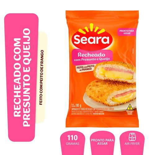 Empanado Seara Presunto e Queijo 110g