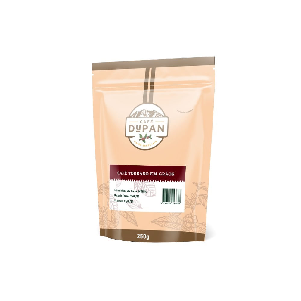 CAFE DUPAN GRAOS 250G TORRADO/GRAOS