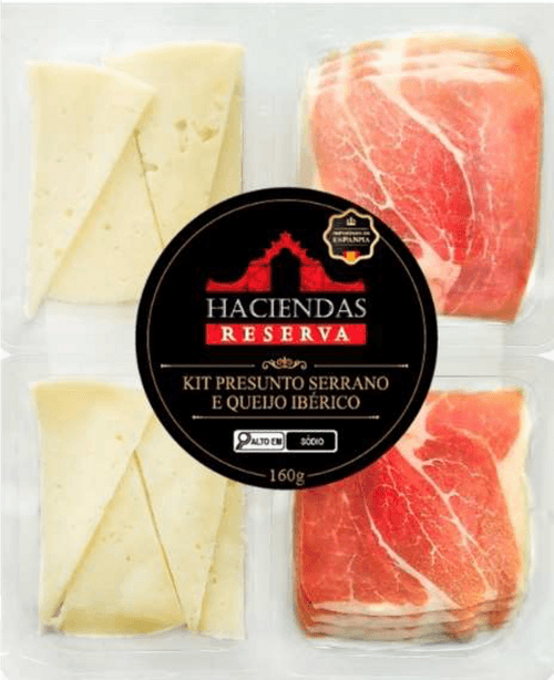 KIT PRESUNTO SERRA E QUEIJO IBÉRICO HACIENDAS 120G - PC