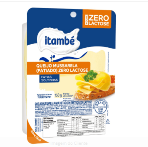 MUCARELA ITAMBE 150G-FAT ZERO LACT