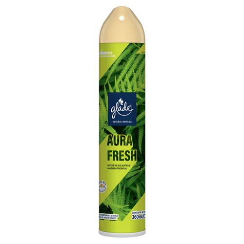 ODORIZADOR DE AMBIENTE AEROSSOL AURA FRESH GLADE FRASCO 360ML SPRAY EDIÇÃO LIMITADA