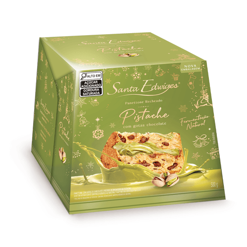 PANETTONE STA EDWIGES RECH BRIGADEIRO/ PISTACHE 500G