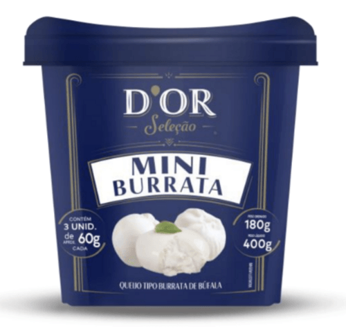 MINI BURRATA BUFALA DOR 400G-PT