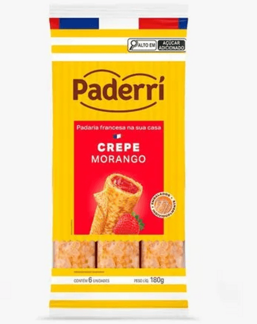 CREPE PADERRI MORANGO PC C/6UN 192G