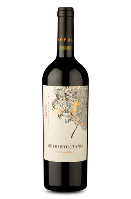 VINHO CHILENO TINTO SECO METROPOLITANO CARMENERE GARRAFA 750ML