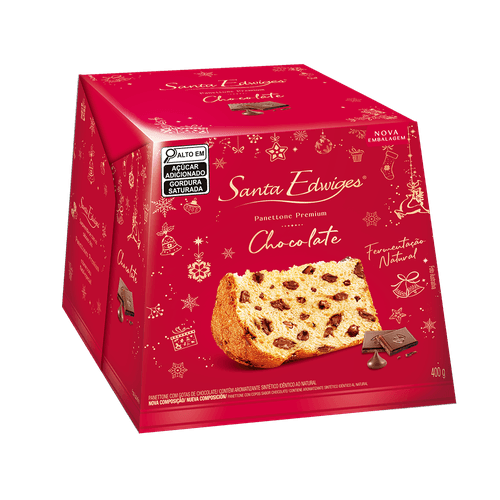 PANETTONE STA EDWIGES PREMIUM  GOTAS CHOC 400G