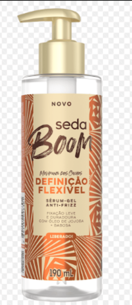 Sérum Gel Anti-frizz Seda Boom Definição Flexível 200 ml