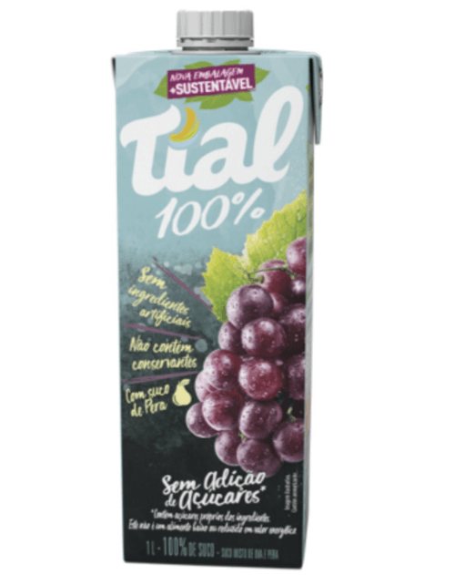 SUCO MISTO TIAL 100% INTEGRAL 1L-UVA/PERA