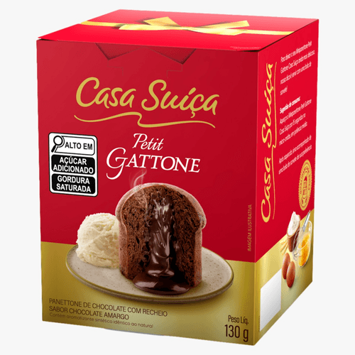 MINI PANETTONE CASA SUIÇA PETIT GATEAU 130G