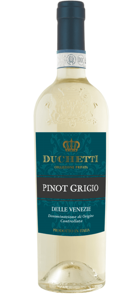 VINHO ITALIANO DUCHETTI BRANCO MEIO SECO PINOT GRIGIO DELLE VENEZIE GARRAFA 750ML