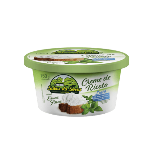CREME RICOTA SABOR DA SERRA 150G  ERVAS FINAS