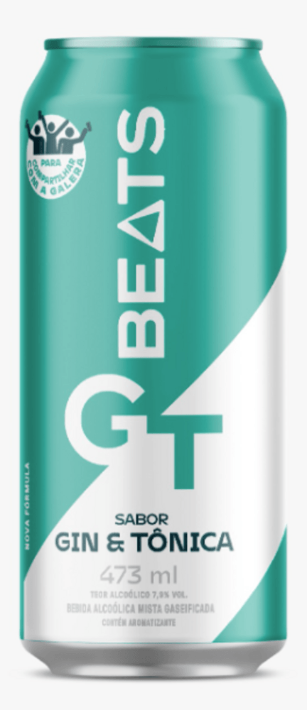 BEBIDA MISTA ALCOOLICA BEATS GIN TONICA 473ML-LT