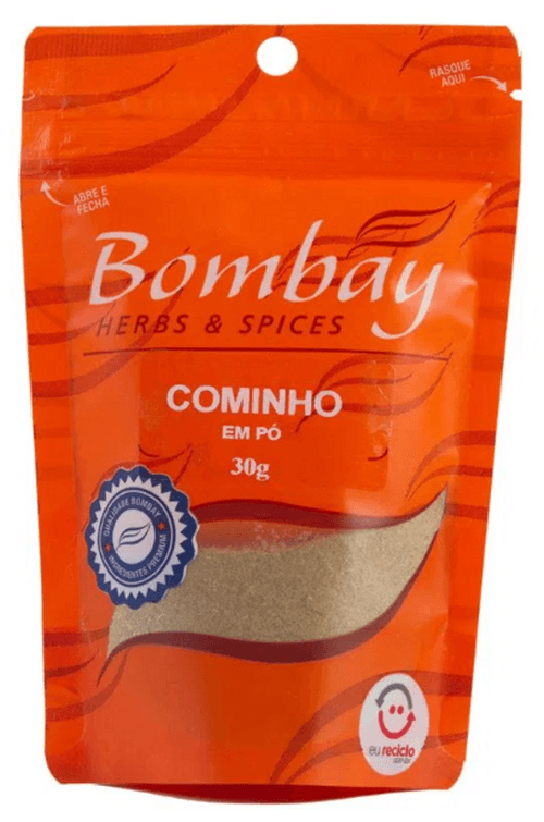 Cominho Pó Bombay Herbs & Spices Pouch 30g