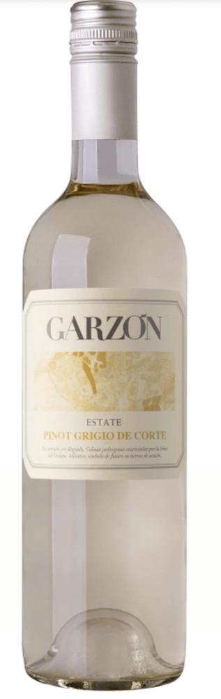 VINHO BRANCO URUGUAI GARZON ESTATE PINOT GRIGIO DE CORTE GARRAFA 750ML