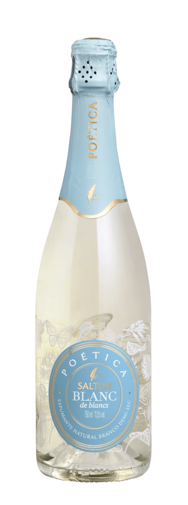 ESPUMANTE NACIONAL SALTON POETICA BRANCO DEMI-SEC GARRAFA 750ML