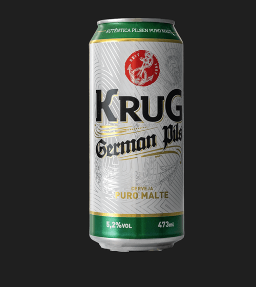 CERVEJA KRUG GERMAN 473ML-LT PURO MALTE