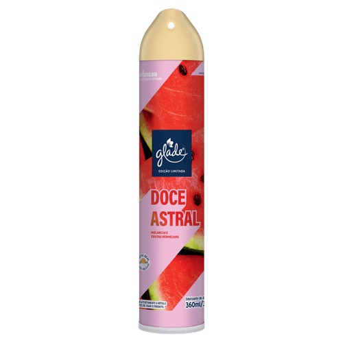 ODORIZADOR DE AMBIENTE AEROSSOL DOCE ASTRAL GLADE FRASCO 360ML SPRAY EDIÇÃO LIMITADA