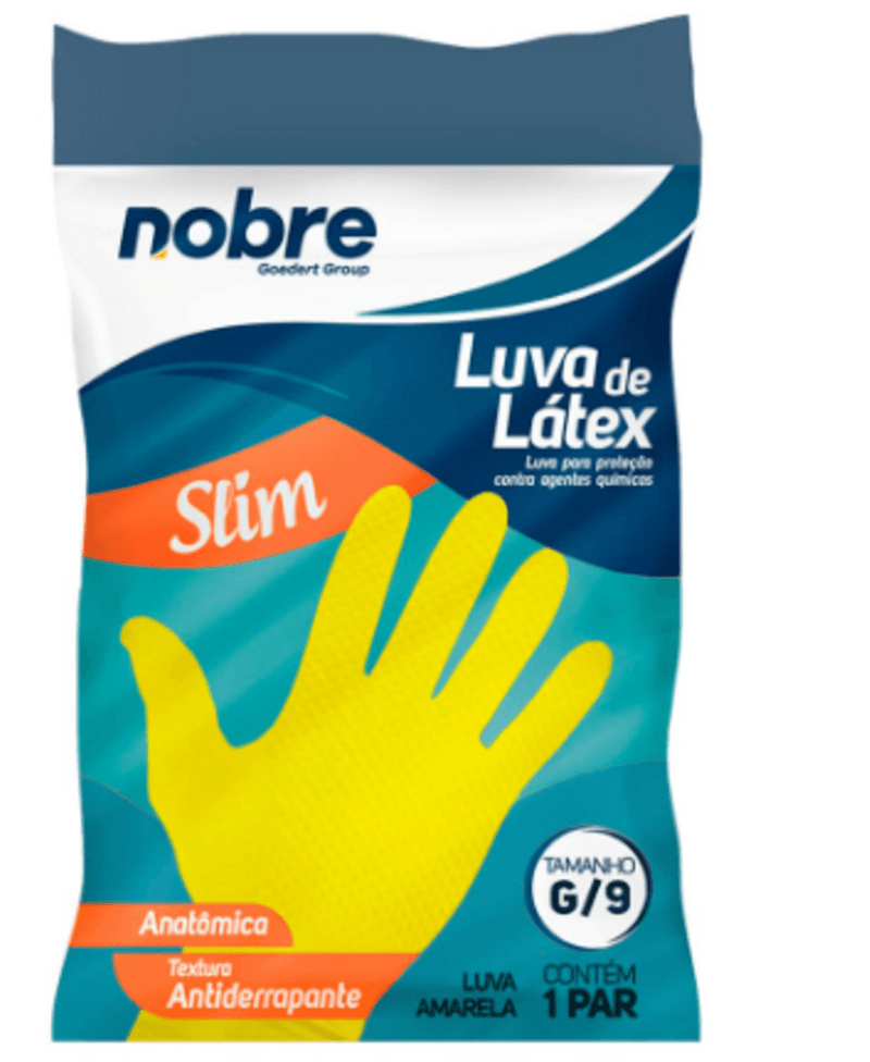 LUVA-BORRACHA-NOBRE-LATEX-SL-G-AMARELA
