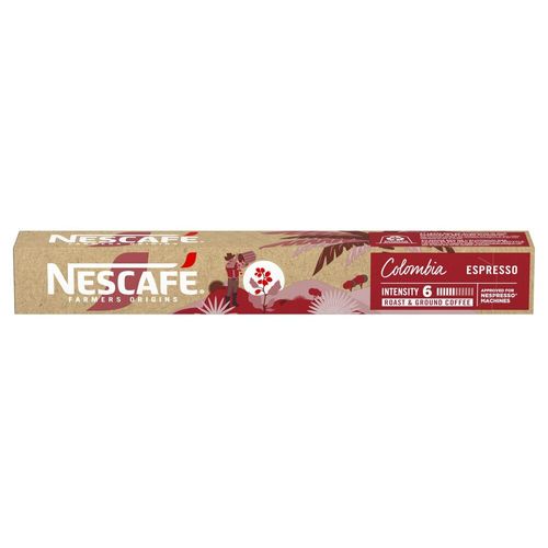 Café em Cápsula Compatível com Nespresso Nescafé Farmers Origins Colombia 10 Cápsulas