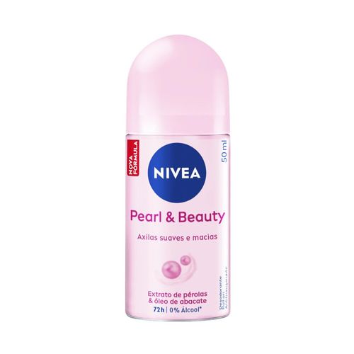 Desodorante Antitranspirante Roll On Nivea Pearl & Beauty 50ml