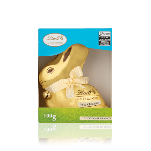 Chocolate Lindt Gold Bunny Branco 100g