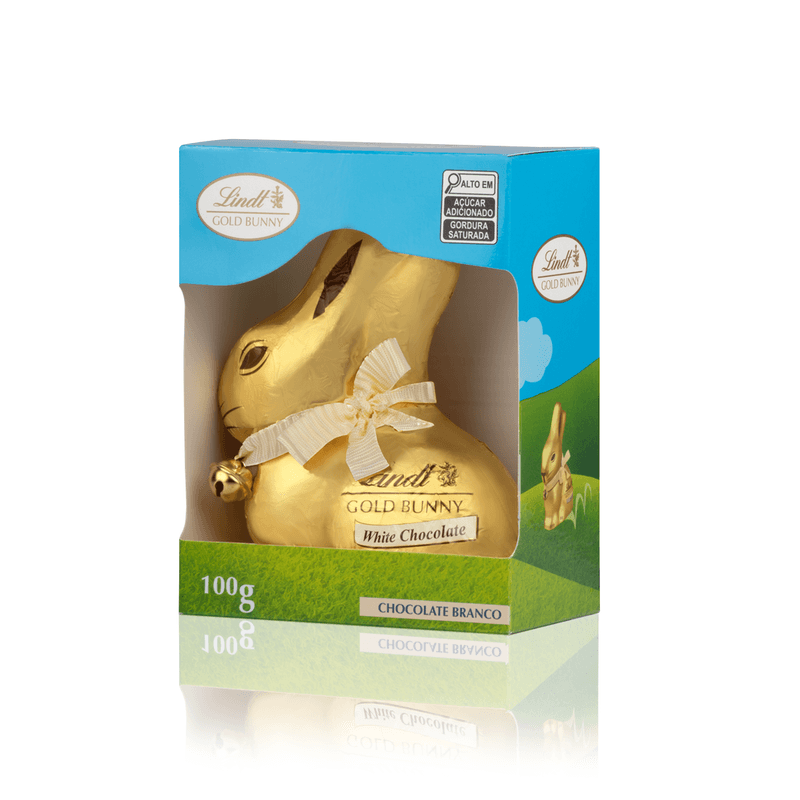 Chocolate-Lindt-Gold-Bunny-Branco-100g