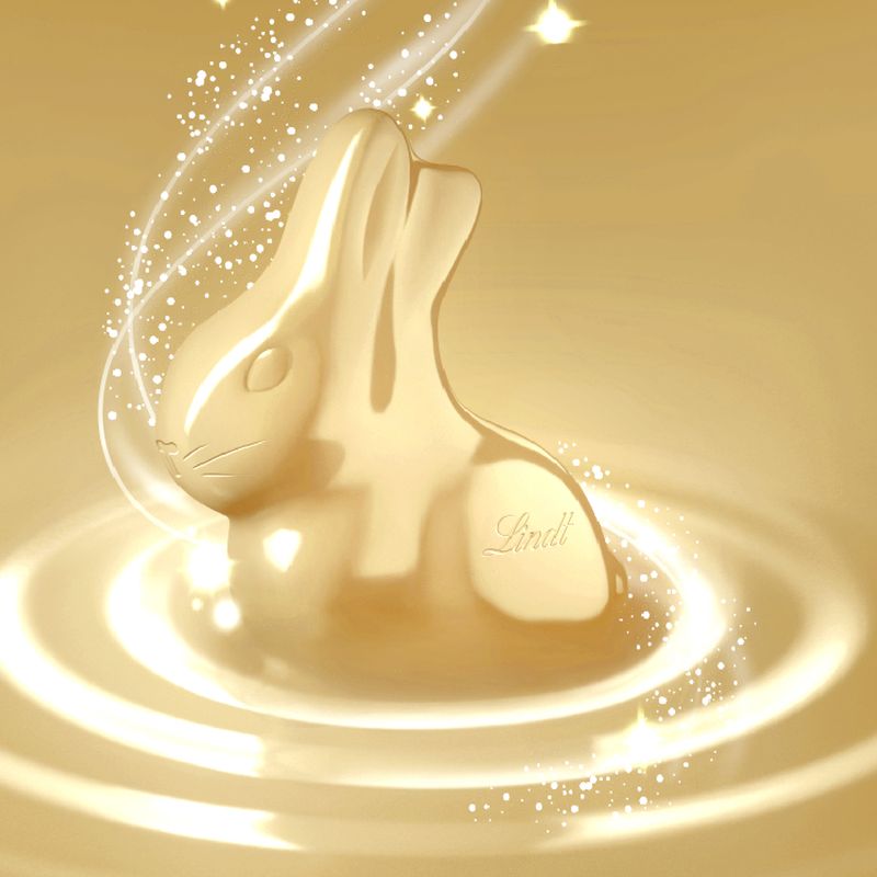 Chocolate-Lindt-Gold-Bunny-Branco-100g