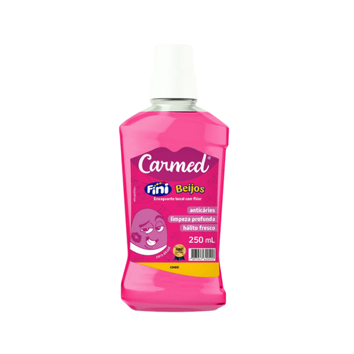 Enxaguante Bucal Carmed Fini Beijos Zero Álcool 250ml