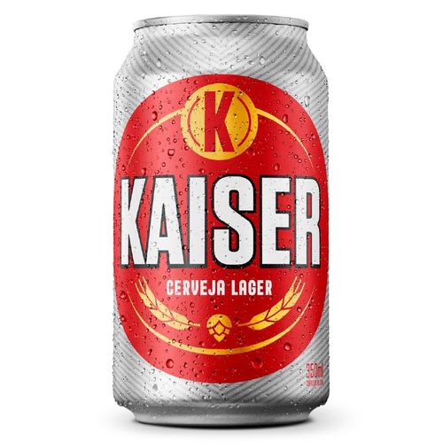 Cerveja Kaiser Pilsen Lata 350ml