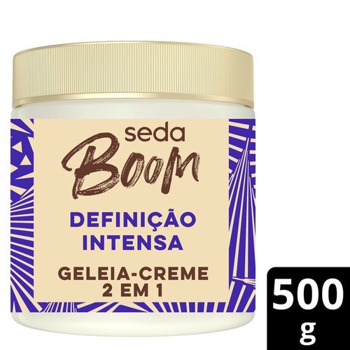 Geleia - Creme 2 em 1 Seda Boom Definição Intensa 500 g