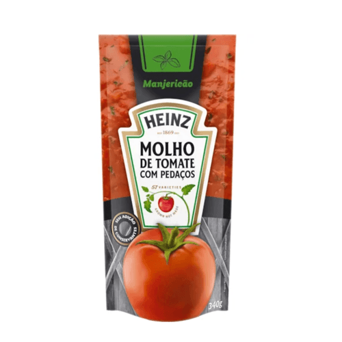 Molho de Tomate Heinz Manjericão sachê 240g