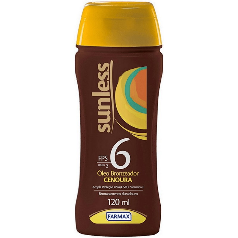Bronzeador-Oleo-de-Cenoura-com-Vitamina-E-Sunless-Frasco-120ml-Spray