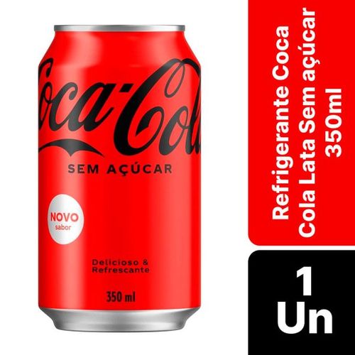Refrigerante Coca-Cola Sem Açúcar 350ml