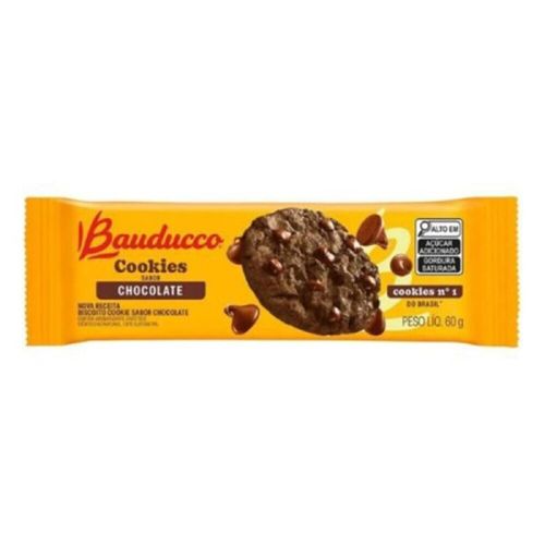 Biscoito Cookie Chocolate Bauducco Pacote 60g