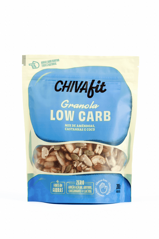 Granola Chiva Fit 200g-Pc Low Carb Amêndoa/Force